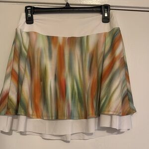 Multicolor Women's Calia Double Layer Mesh Skort 15” length